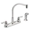 Moen M-Bition Chrome 2-Handle Deck Mount High-Arc Handle/Lever Commercial Kitchen Faucet -Valspa Bathroom Shop 026508125717xl 1800x1800