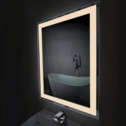 Edison Tri-Color 30 In. X 36 In. Single LED Wall Mounted Backlit LED Bathroom Mirror -Valspa Bathroom Shop 02f4aa8f691a6a6aa669cdfa49b18fc2 1800x1800