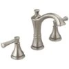 Delta Valdosta Spotshield Brushed Nickel 2-Handle Widespread WaterSense Bathroom Sink Faucet With Drain 1 Delta Valdosta Spotshield Brushed Nickel 2-Handle Widespread WaterSense Bathroom Sink Faucet With Drain -Valspa Bathroom Shop 034449826075 1800x1800