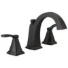 Delta Flynn Oil Rubbed Bronze 2-Handle Widespread WaterSense Bathroom Sink Faucet With Drain -Valspa Bathroom Shop 034449851879 1800x1800