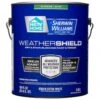 HGTV HOME By Sherwin-Williams Weathershield Extra White Satin Exterior Tintable Paint (Actual Net Contents: 124-fl Oz)