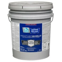 HGTV HOME By Sherwin-Williams Weathershield Extra White Semi-Gloss Exterior Tintable Paint (Actual Net Contents: 620-fl Oz)