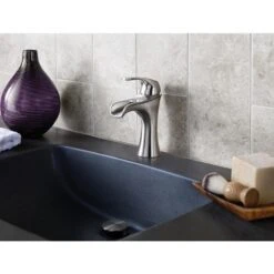 Pfister Jaida Brushed Nickel 1-handle Single Hole/4-in Centerset WaterSense Bathroom Sink Faucet With Drain -Valspa Bathroom Shop 038877604090 07800022 1800x1800