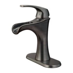 Pfister Jaida Tuscan Bronze 1-handle Single Hole WaterSense Bathroom Sink Faucet With Drain