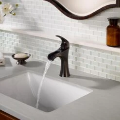 Pfister Jaida Tuscan Bronze 1-handle Single Hole WaterSense Bathroom Sink Faucet With Drain 8 Pfister Jaida Tuscan Bronze 1-handle Single Hole WaterSense Bathroom Sink Faucet With Drain -Valspa Bathroom Shop 038877604465 11091302 1800x1800