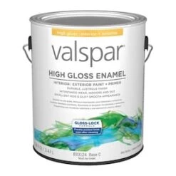 Valspar High-gloss Latex Enamel Interior/Exterior Paint (Actual Net Contents:116.0)