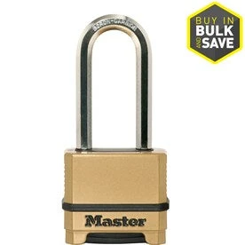 Master Lock 2.27-in Brass Combination Padlock 3 Master Lock 2.27-in Brass Combination Padlock