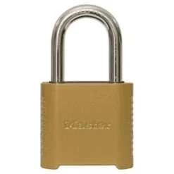 Master Lock 2.11-in Brass Combination Padlock