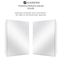19-5/8 In. X 26 In. Recessed Or Surface Mount Beveled Frameless Medicine Cabinet 15 19-5/8 In. X 26 In. Recessed Or Surface Mount Beveled Frameless Medicine Cabinet -Valspa Bathroom Shop 08f3668fd5822546c158aa722f7d6903 1800x1800