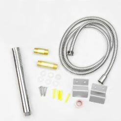 39 In. 2-Jet Easy Connect Shower Panel System In Stainless Steel With Rainfall Waterfall Shower Head And Shower Wand -Valspa Bathroom Shop 09201ec375188bfc58ebf011bc0885ad 1800x1800