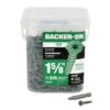 Backer-On #9 X 1-5/8-in Zinc-Plated Star-Drive Interior Cement Board Screws (575-Count) -Valspa Bathroom Shop 092097234161 1800x1800