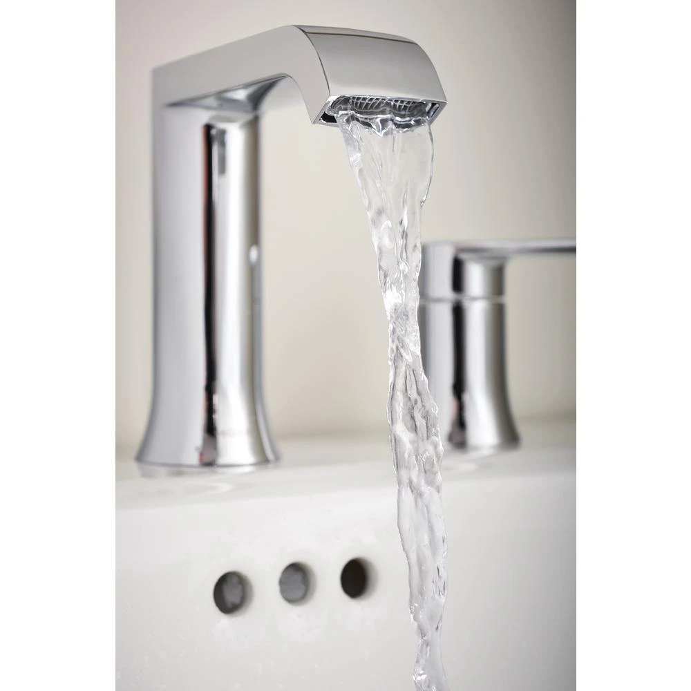 Genta 8 In. Widespread 2-Handle Bathroom Faucet In Chrome 10 Genta 8 In. Widespread 2-Handle Bathroom Faucet In Chrome - Image 8