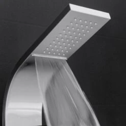 39 In. 2-Jet Easy Connect Shower Panel System In Stainless Steel With Rainfall Waterfall Shower Head And Shower Wand -Valspa Bathroom Shop 0dcba20c1813e437f2a7b72f6c7466fe 1800x1800