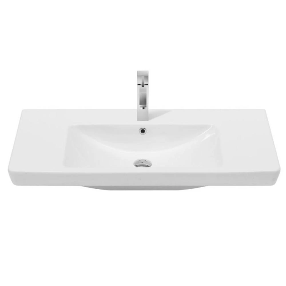Nameeks Porto Wall Mounted Bathroom Sink In White 3 Nameeks Porto Wall Mounted Bathroom Sink In White