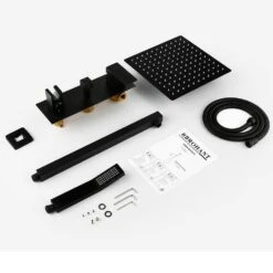 1-spray 10 In. High PressureDual Shower Head And Handheld Shower Head In Matte Black 16 1-spray 10 In. High PressureDual Shower Head And Handheld Shower Head In Matte Black -Valspa Bathroom Shop 13262ecfa12f1ba716aa2049d113048d 1800x1800