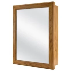 15-1/8 In. W X 19-1/4 In. H Framed Recessed Or Surface-Mount Bathroom Medicine Cabinet In Oak -Valspa Bathroom Shop 1dd3a8a0f8078bd9732b2b06c090a0c0 a4b6ba2e 196a 49ad b637 f1a0c6bd99c9 1800x1800