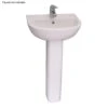 Barclay Products Compact 450 18 In. Pedestal Combo Bathroom Sink With 1 Faucet Hole In White 2 Barclay Products Compact 450 18 In. Pedestal Combo Bathroom Sink With 1 Faucet Hole In White -Valspa Bathroom Shop 22ff4390a878b886835bbb7517f8b8ff 1800x1800