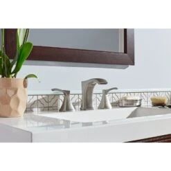 Venturi 8 In. Widespread 2-Handle Bathroom Faucet In Spot Defense Brushed Nickel -Valspa Bathroom Shop 232a81fb421a2e752b404b43923b25a4 1800x1800