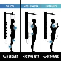 Elling-Ton 59 In. 4-Jet High Pressure Shower System With Fixed Rainhead And Handheld Dual Shower In Matte Black -Valspa Bathroom Shop 235d4fab46d09c587331c68790ffdb13 d10d11e9 b7c2 4014 8bee e6a38df2296f 1800x1800