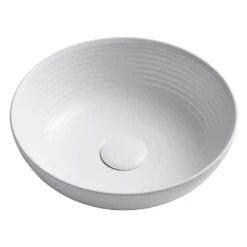 KRAUS Viva 13 In. Round Porcelain Ceramic Vessel Sink In White 29 KRAUS Viva 13 In. Round Porcelain Ceramic Vessel Sink In White -Valspa Bathroom Shop 28f948913595087a2b5e9ec5ad8027c1 1800x1800