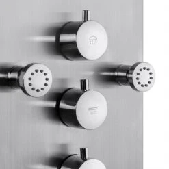 65 In. 8-Jet Rainfall Shower Panel System With Rainfall Waterfall Shower Head And Shower Wand In Stainless Steel -Valspa Bathroom Shop 292755868b6d6e1a49baee229b3ca3c1 a72a8db1 a09c 4b29 8a6b b114c6be3127 1800x1800