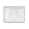 Cahaba 18 In. X 13 In. Glazed Porcelain Bathroom Sink In White