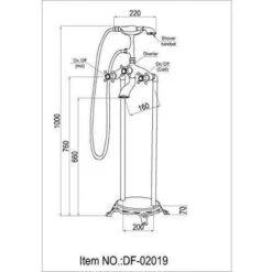 40 In. H X 8 In. W Single-Handle Claw Foot Tub Faucet With Hand Shower In Brushed Nickel -Valspa Bathroom Shop 2dc75bb77c10a4c8eeca783356f4897f 1800x1800