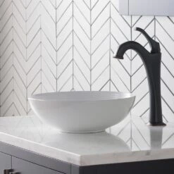 KRAUS Viva 13 In. Round Porcelain Ceramic Vessel Sink In White 26 KRAUS Viva 13 In. Round Porcelain Ceramic Vessel Sink In White -Valspa Bathroom Shop 2ed5507db48fabf16aba82b5c4db03f5 1800x1800