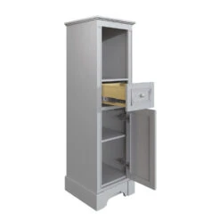 MagickWoods Libertyville 18"W X 18"D X 60"H Cloud Gray Linen Cabinet 17 MagickWoods Libertyville 18"W X 18"D X 60"H Cloud Gray Linen Cabinet -Valspa Bathroom Shop 30277 lovrev mw 1800x1800