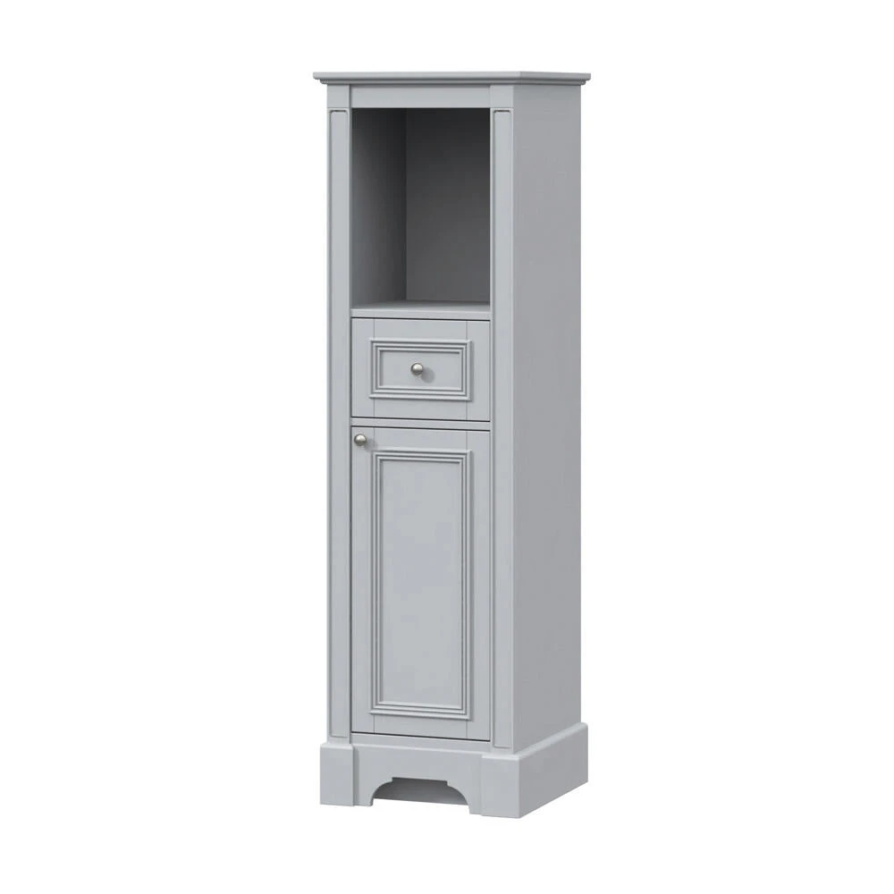 MagickWoods Libertyville 18"W X 18"D X 60"H Cloud Gray Linen Cabinet 6 MagickWoods Libertyville 18"W X 18"D X 60"H Cloud Gray Linen Cabinet - Image 4