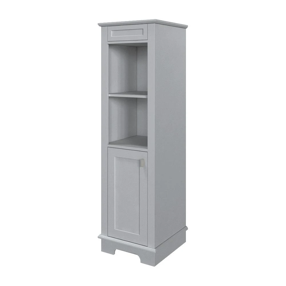 MagickWoods Windermere 17"W X 18"D X 60"H Cloud Gray Linen Cabinet 6 MagickWoods Windermere 17"W X 18"D X 60"H Cloud Gray Linen Cabinet - Image 4