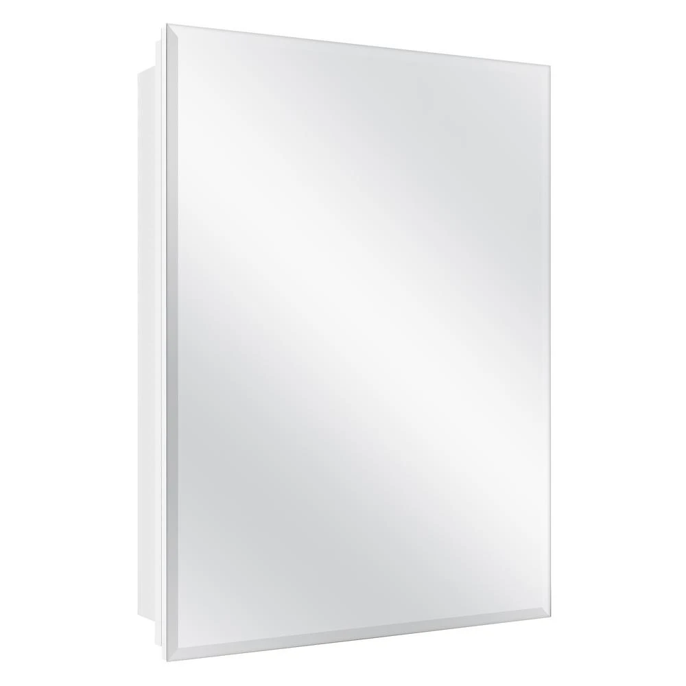 19-5/8 In. X 26 In. Recessed Or Surface Mount Beveled Frameless Medicine Cabinet 4 19-5/8 In. X 26 In. Recessed Or Surface Mount Beveled Frameless Medicine Cabinet - Image 2