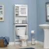 Sauder® Bath Soft White Étageré 2 Sauder® Bath Soft White Étageré -Valspa Bathroom Shop 414111 1800x1800