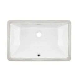 Cahaba 18-1/2 In. X 11 In. Glazed Porcelain Bathroom Sink In White