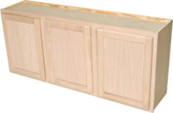 Quality One™ 54" X 24" Unfinished Oak Laundry Wall Cabinet