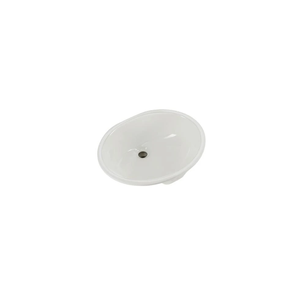 IPT Sink Company Oval Glazed Ceramic Undermount Bathroom Vanity Sink In White 7 IPT Sink Company Oval Glazed Ceramic Undermount Bathroom Vanity Sink In White - Image 5