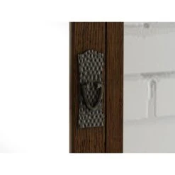 23.5 In. W X 22.75 In. H Framed Rectangular Bathroom Vanity Mirror In Dark Oak -Valspa Bathroom Shop 53d39b3d540c2fb8046b34a6bd10f6fb 1800x1800