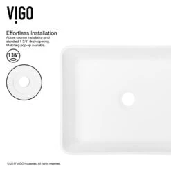 VIGO Marigold Handmade Matte Stone Rectangle Vessel Bathroom Sink In Matte White 17 VIGO Marigold Handmade Matte Stone Rectangle Vessel Bathroom Sink In Matte White -Valspa Bathroom Shop 5639a717bd95697fefb8cd663d1e2bda 1800x1800