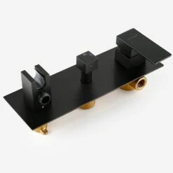 1-spray 10 In. High PressureDual Shower Head And Handheld Shower Head In Matte Black 15 1-spray 10 In. High PressureDual Shower Head And Handheld Shower Head In Matte Black -Valspa Bathroom Shop 5a767c9c4b2df6bbff1de947319fb9f6 1800x1800