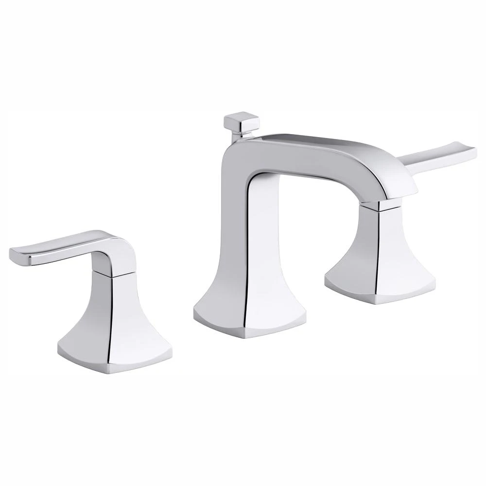 Rubicon 8 In. Widespread 2-Handle Bathroom Faucet In Vibrant Brushed Nickel 14 Rubicon 8 In. Widespread 2-Handle Bathroom Faucet In Vibrant Brushed Nickel - Image 12