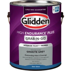 Glidden High Endurance Plus Grab-N-Go Semi-Gloss Interior Paint & Primer, Granite Gray, 1 Gallon -Valspa Bathroom Shop 5dcff201 ad80 43b1 9c95 d3131aa02fa8 1.596f696d0d21f611b34eba98e14803f1 1800x1800