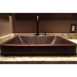 Premier Copper Products Rectangle Skirted Hammered Copper Vessel Sink In Oil Rubbed Bronze 15 Premier Copper Products Rectangle Skirted Hammered Copper Vessel Sink In Oil Rubbed Bronze -Valspa Bathroom Shop 5fc1878a9b3a054a6beaeade9ec27e61 1800x1800