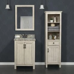 Foremost® Hiland 20"W X 15"D X 68"H Antique White Linen Cabinet -Valspa Bathroom Shop 6050349 6775463 6050354 SC 1 1800x1800