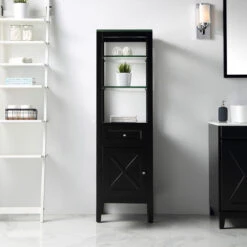 Ove Decors Aspen 18''W X 14"D X 61"H Espresso Linen Cabinet 11 Ove Decors Aspen 18''W X 14"D X 61"H Espresso Linen Cabinet -Valspa Bathroom Shop 6054009 P ALT2 1800x1800