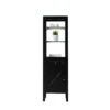 Ove Decors Aspen 18''W X 14"D X 61"H Espresso Linen Cabinet