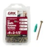 GRK #9 X 2-1/2-in Yellow Polymer-Countersinking Interior/Exterior Wood Screws (100-Count) -Valspa Bathroom Shop 628611031017 1800x1800
