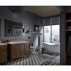 KOHLER Loure Vibrant Brushed Nickel 2-handle Widespread WaterSense Bathroom Sink Faucet With Drain 9 KOHLER Loure Vibrant Brushed Nickel 2-handle Widespread WaterSense Bathroom Sink Faucet With Drain -Valspa Bathroom Shop 650531928214 08115862 1800x1800