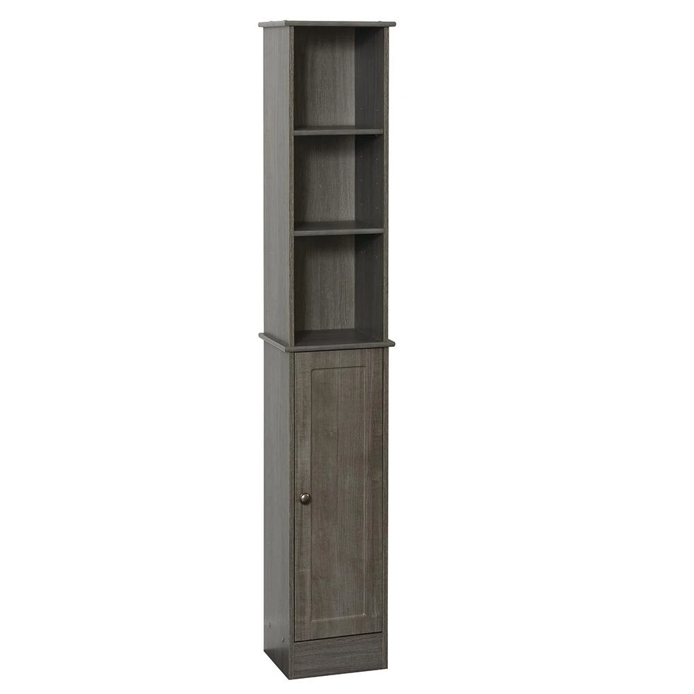 Tuscany® Barn Wood 12"W X 10"D X 67"H Milano Gray Linen Cabinet 3 Tuscany® Barn Wood 12"W X 10"D X 67"H Milano Gray Linen Cabinet