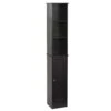 Tuscany® Riley 12"W X 9"D X 67"H Espresso Linen Cabinet 2 Tuscany® Riley 12"W X 9"D X 67"H Espresso Linen Cabinet -Valspa Bathroom Shop 6754936 1800x1800
