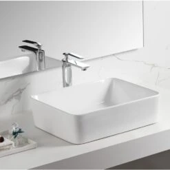 Dyconn 19.3 In. X 14.76 In. Vessel Sink In White -Valspa Bathroom Shop 6b7f0caddac32f7183f25e3722e449d1 1800x1800